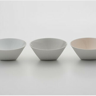2016/ CH Bowl Set（White、Gray、Pink） ボウル 鉢 3個セット 有田焼 食器 ギフト A30-320