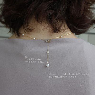 ふるさと納税 志摩市 志摩産 アコヤ真珠 無調色 ベビーパール 希少 4-5ミリ ステーション ネックレス |  | 01