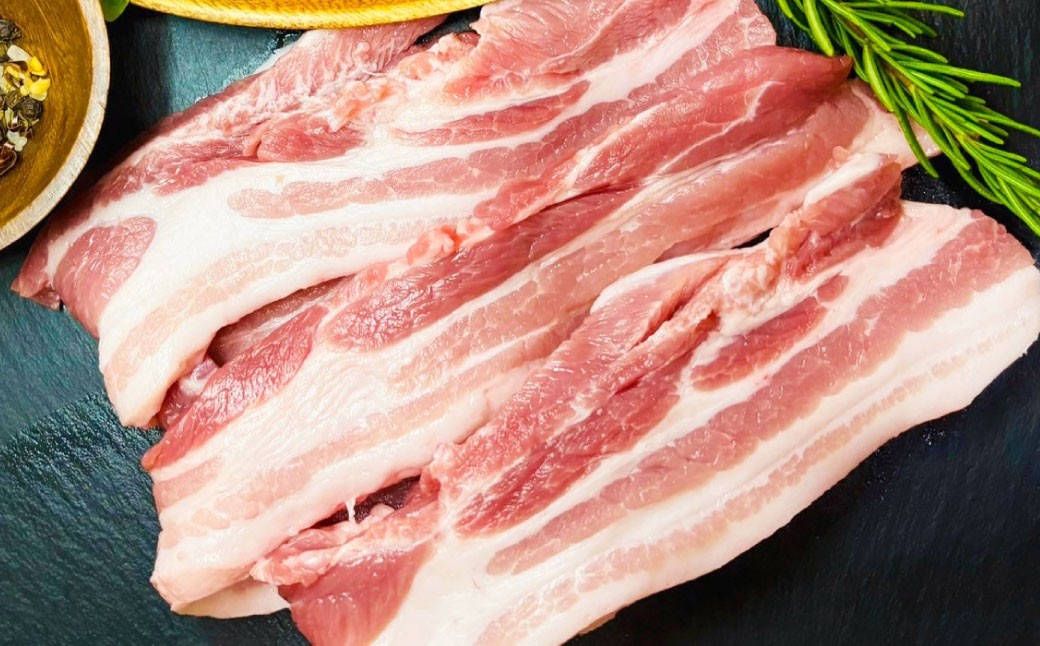 【愛媛県産】 豚肉 バラ 500gずつ小分け 約2kg （794）