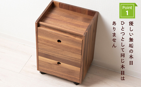 メイクケース（BW材） 化粧台 インテリア チェスト 木製 ギフト〈松田工芸〉