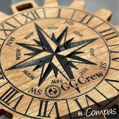 ふるさと納税 下呂市 【チーク】サイドテーブル Compas コンパス(1台)机 彫刻 キャンプ【93-13【2】】