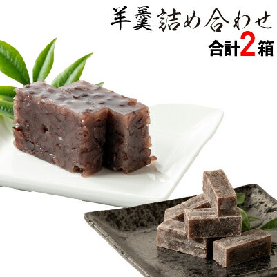 【ふるさと納税】四万十町老舗和菓子屋のおちょぼと羊羹2点詰め合わせ Iyy-A04 ようかん 和菓子 お菓子 おやつ ギフト 贈り物 詰め合わせ
