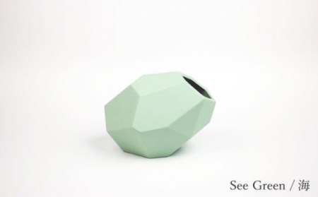 【See Green /海】【波佐見焼】corock フラワーベース 〈Sサイズ〉花瓶 nucca NEIROシリーズ 【選べる6色！】【山下陶苑】 [OAP046-2]