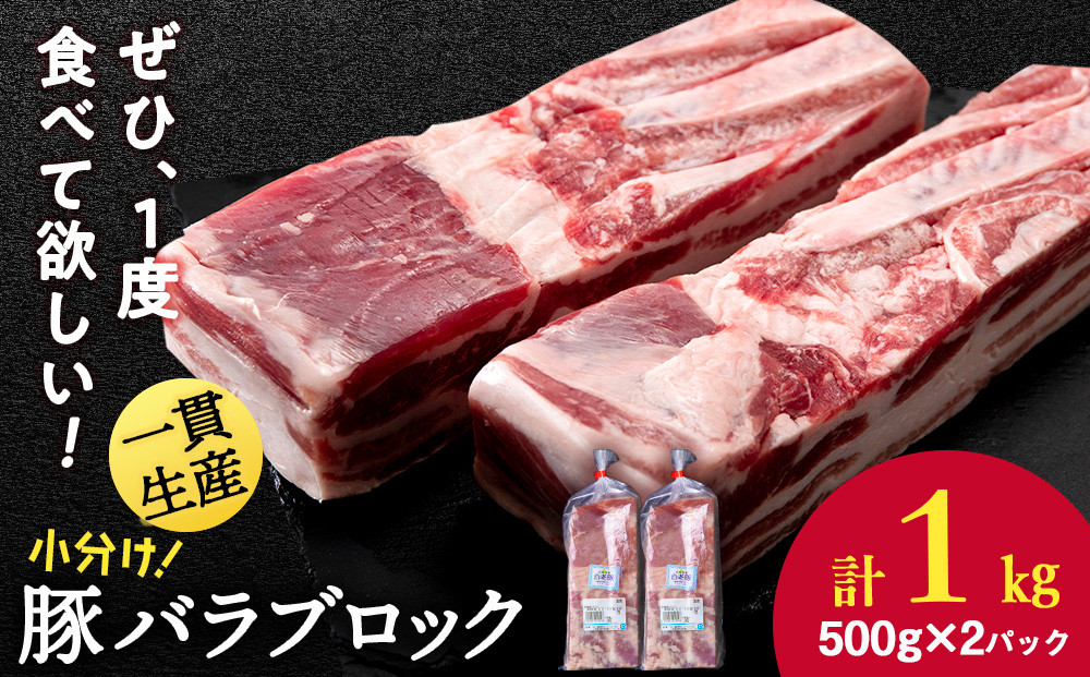 
                  北海道産 白老豚 バラ ブロック 500g×2パック 豚 豚肉 白老 北海道 焼肉
                