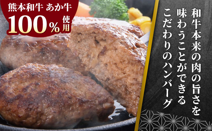 【全6回定期便】【日本ギフト大賞 受賞】熊本県産 あか牛 くまモン あか牛ハンバーグ セット 計720g ( 120g × 6個 ) 熊本和牛【有限会社 三協畜産】[YCG073] 90000 90,