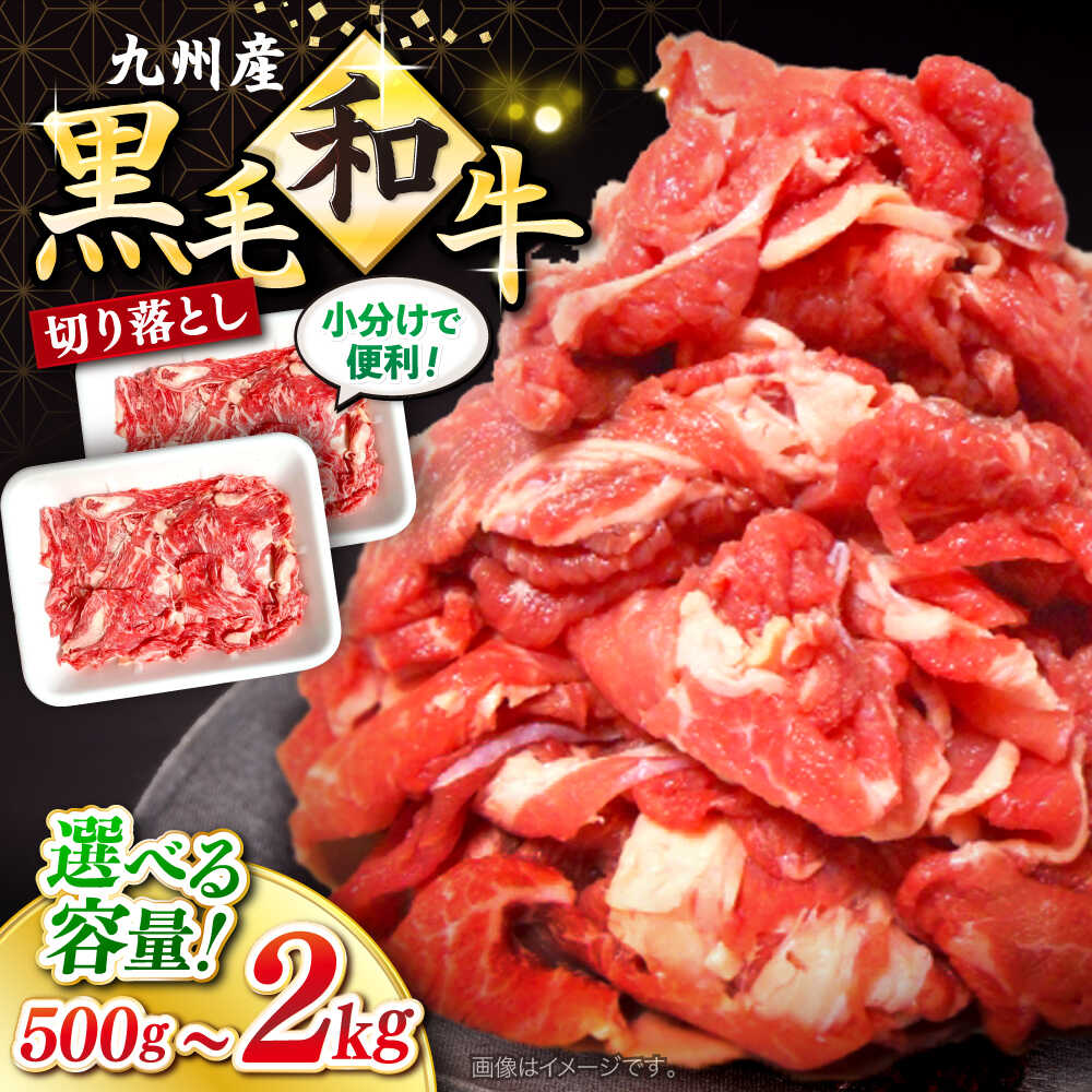 【ふるさと納税】【選べる容量】長崎県産 黒毛和牛 切り落とし ＜宮本畜産＞ [CFA001] 長崎 西海 牛肉 肉 牛 切り落とし 黒毛和牛 国産 小分け 肉じゃが 牛丼 10000円 1万円