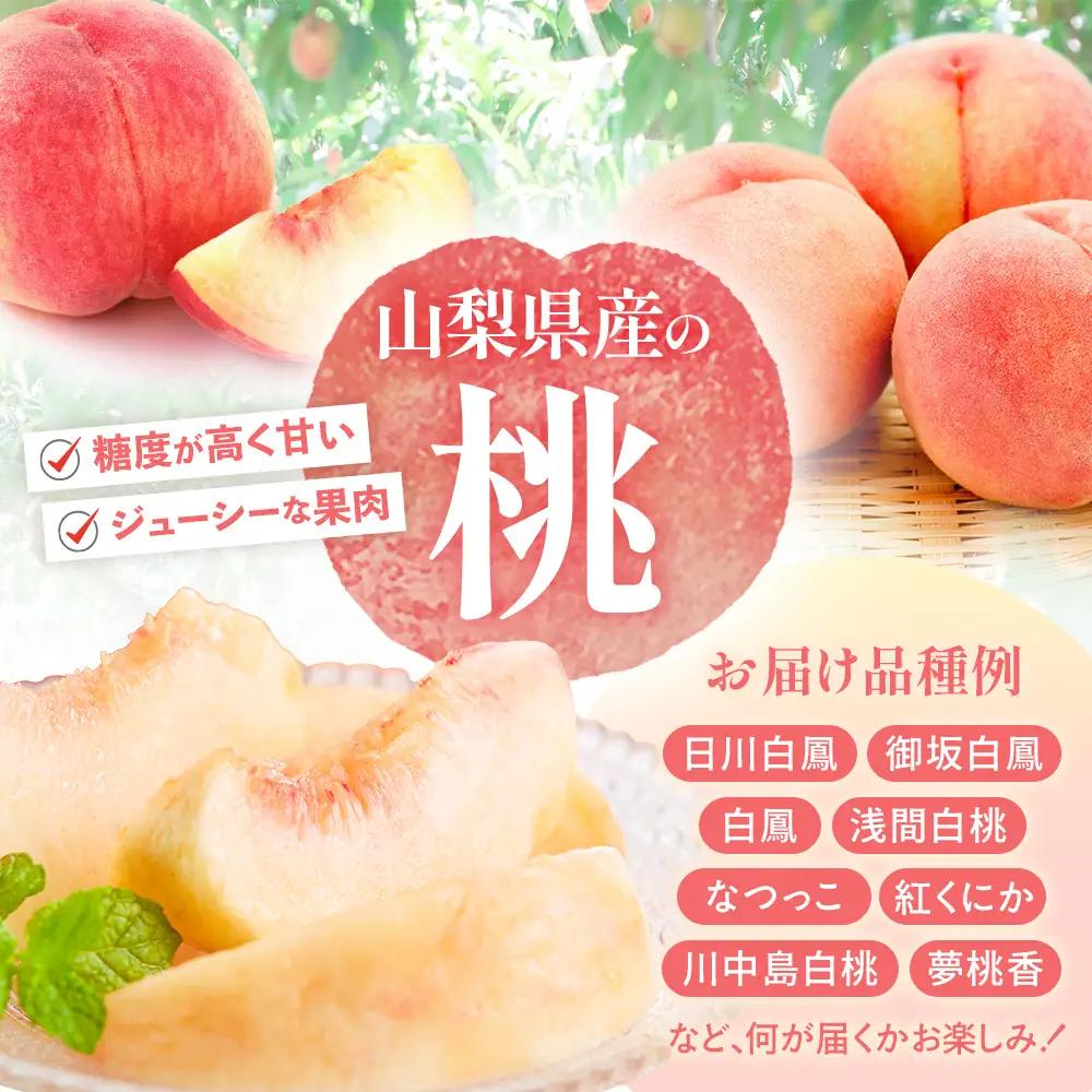 桃 山梨の桃 約2kg