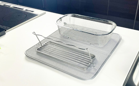 すっきり暮らすセット（深型+マット+ジャグボトル） 水切りかご ステンレス 食洗機対応 燕三条製 [ビーワーススタイル] 【021S080】