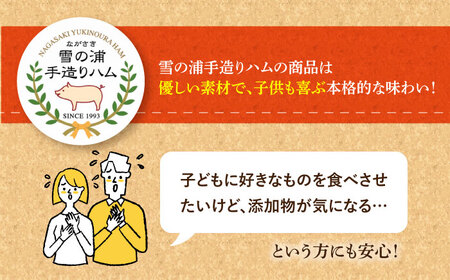 【国際大会金賞】【毎月3点×6回定期便】おためしセット 3品  /長与町/雪の浦手造りハム  [EAM051] お試しおためしベーコンウィンナーソーセージセット 定期便定期便定期便定期便定期便定期便定