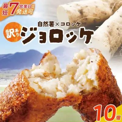 Y19-09 じねんじょコロッケ ジョロッケ 10個セット 自然薯 コロッケ