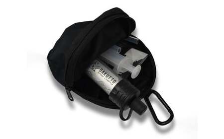 SAKUTTO 携帯浄水器 専用ポーチ （Outdoor ブラック） アウトドア ポーチ 登山 小物入れ 【日本正規品】 福岡県 北九州市