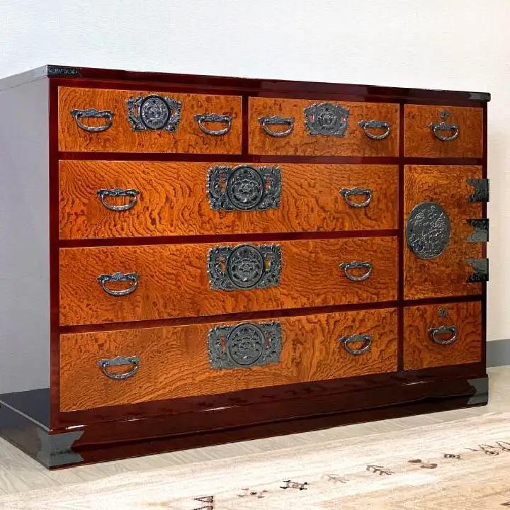 46時代箪笥 片開付 《創業明治2年 田中家具 謹製》【田中家具】