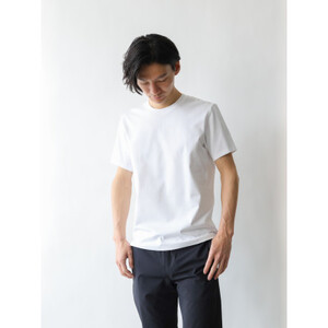 メンズ 10Years 26ゲージ スムースコットン クルーネック Tシャツ ホワイト Lサイズ【1584327】