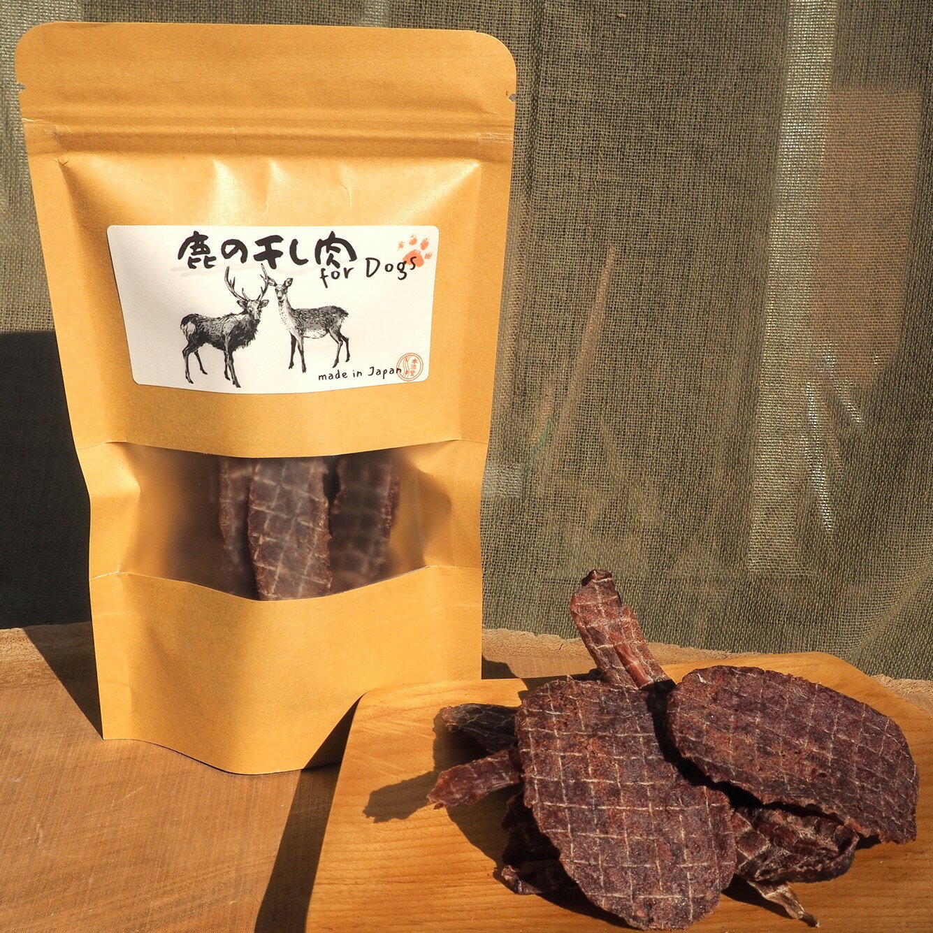 【ふるさと納税】ペット用 鹿肉 ジャーキー 30g × 3個セット ペットフード ジビエ ジビエジャーキー ペット用おやつ 犬用おやつ 犬ジャーキー 無添加おやつ 無添加 犬用 猫用 山梨県 早川町 本流堂