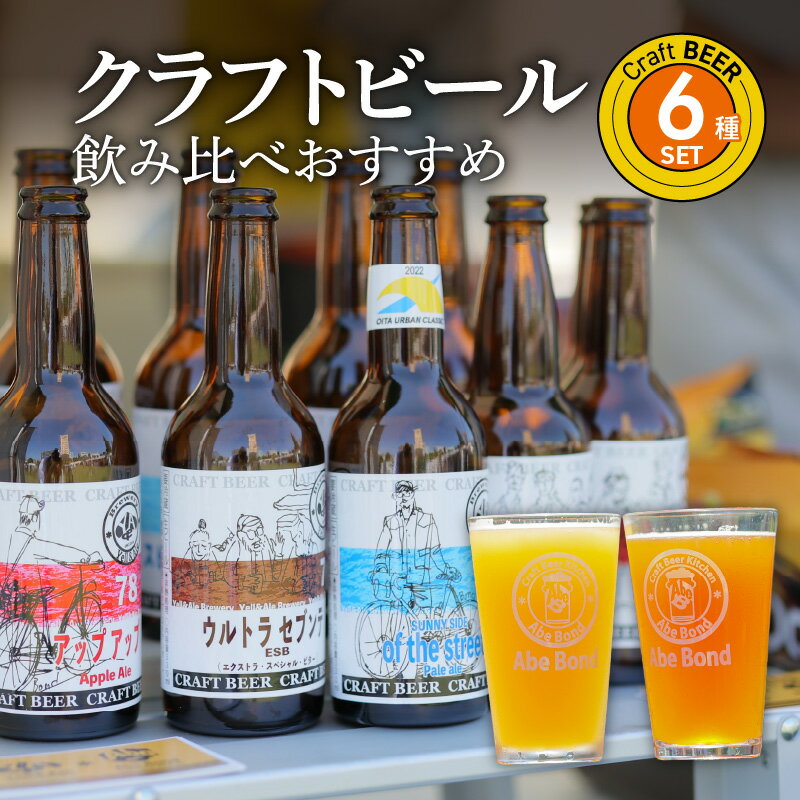【ふるさと納税】クラフトビール 飲み比べ おすすめ 6種 セット ビールコンテスト受賞の醸造所 Yell&Ale Brewery 街角ビール醸造所 季節に合わせた 多彩 個性豊か ビール 発泡酒 厳選された酵母 麦芽 ホップ お酒 アルコール 4％～8％ 大分市 国産 宅飲み 家飲み H01003