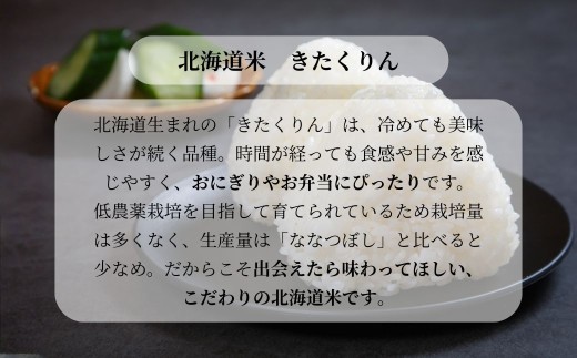 【3ヶ月定期便】金王冠 きたくりん（無洗米）10kg×3回　JAそらち南  北海道米　P031