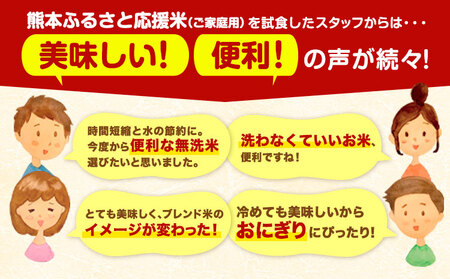 米 無洗米 家庭用 熊本 ふるさと応援 米  18kg《11月-12月より出荷予定(土日祝を除く)》 熊本県産 白米 精米 山江村 ブレンド米 国産 洗わず コロナ おうちご飯 予約 返礼品 発送 配