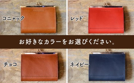 がま口 コンパクト 財布 糸島市 / LADIES&GENTLEMEN レザー 革製品 革財布 サイフ [ADK042]