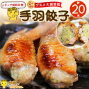 【ふるさと納税】 2年連続グルメ大賞受賞! 手羽先餃子 20本 セット / 水郷のとりやさん _ 手羽先 手羽 餃子 鶏肉 ぎょうざ 【配送不可地域：離島、沖縄県】【1018061】