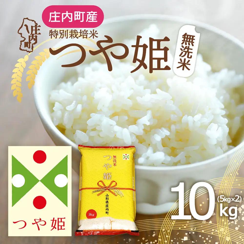 特別栽培米 つや姫 無洗米 10kg 5kg×2袋 令和7年産 2025年産 庄内町産 余目産 余目町農協 あまるめ ブランド米 米 国産 単一原料米 山形 庄内平野 コシヒカリの原点、亀の尾発祥の地 庄内