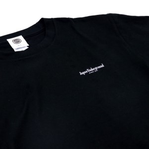 バックプリント 足利市 マンホールTシャツ 黒 S F7Z-559