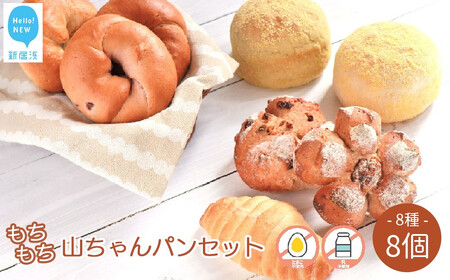 山ちゃんパン パン8種食べ比べ 合計8個 セット 冷凍