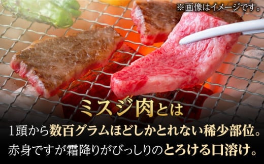 NA47 【A5ランク鉄板焼きがたまらない！】長崎和牛ウデ・みすじ鉄板焼肉用スライス700g-4