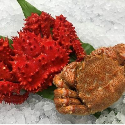 ふるさと納税 根室市 花咲がに1尾、毛がに1尾セット A-54004