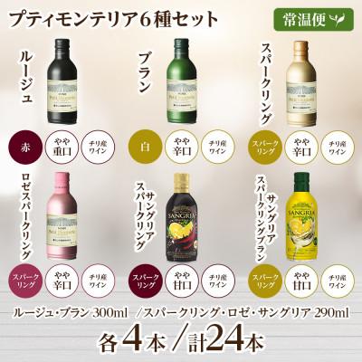 ふるさと納税 笛吹市 プティモンテリア 6種 飲み比べ セット 各4本 計24本 缶ワイン モンデ酒造 山梨県 笛吹市 |  | 03