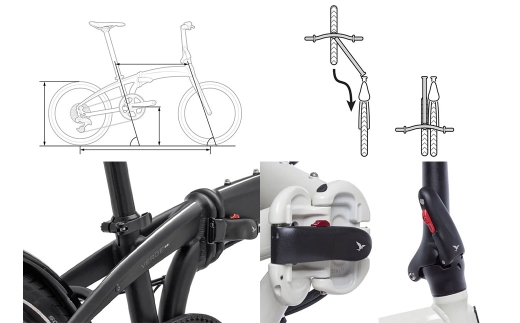 【 Blue 】 tern フォールディングバイク VERGE N8 20インチ 自転車 折りたたみ自転車 折りたたみ コンパクト 通勤 通学 日常使い サイクリング 収納