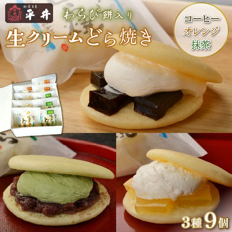 【ふるさと納税】 どら焼き 生どら 3種 9月10日まで 和菓子 どら焼き 生どら おやつ スイーツ ギフト 生クリーム クリーム おやつ お菓子 どらやき 餅 カステラ わらび餅 オレンジ ソース 抹茶 あずき 珈琲 冷凍 プレゼント 贈答 手土産 老舗 あんこ 静岡 伊豆 下田 平井製菓