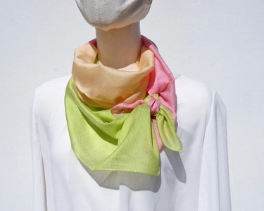 スカーフ　富士桜工房　とにかる（桃）