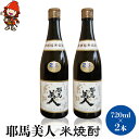 【ふるさと納税】耶馬美人 25度 米焼酎 720ml×2本 大分県中津市の地酒 米 焼酎 酒 アルコール 大分県 九州産 中津市 国産 送料無料／熨斗対応可 お歳暮 お中元 など バレンタイン バレンタインデー ホワイトデー ギフト お返し プレゼント