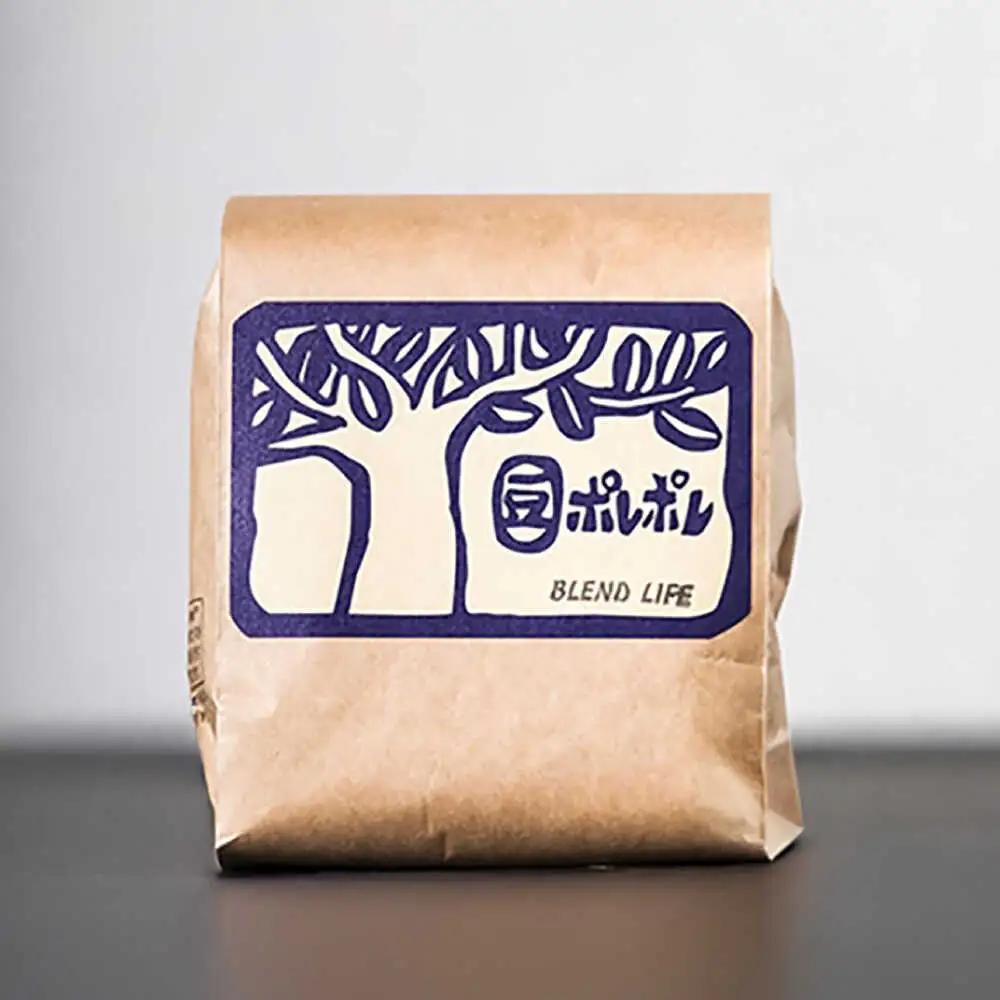コーヒー 【全6回定期便】【粉に挽く】豆ポレポレオリジナルブレンド ブレンドライフ 150g  BCAW017