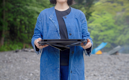 96【KURO】黒染め焚火台 焚き火台 キャンプ用品 アウトドア用品 【081S017】