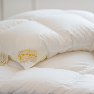 逸品 ポーランド産「スーペリア」コウダ種マザーグース ダウン98% 冬用 羽毛布団 シングルサイズ【1701058】