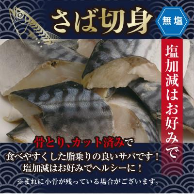 ふるさと納税 門川町 【訳あり】骨取り無塩さば切身(9切×6袋)塩サバフィーレ付き |  | 01