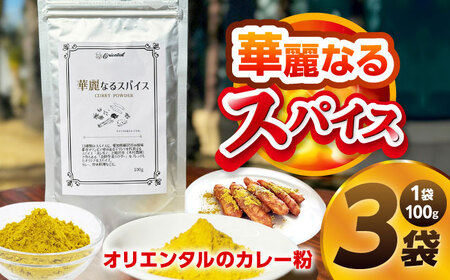 華麗なるスパイス（100g×3袋） / スパイス カレー粉 調味料 香辛料 カレーパウダー / 稲沢市 / オリエンタル [BMAM001]