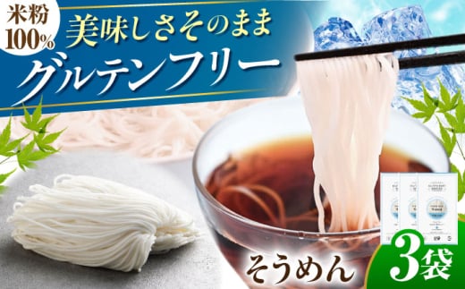 米粉麺 【グルテンフリー】　細くてもしっかりコシ！ 米粉そうめん グルテンフリー そうめん  グルテンフリー ヌードル 白米 米粉 そうめん 小麦粉不使用 アレルギー カロリー ダイエット ヌードル 低カロリー 低脂質 低たんぱく 体質改善 生麺 ライスヌードル 素麺 アレルギー対応 ヘルシー ダイエット 人気 おすすめ 岐阜市 / 小林生麺株式会社 [ANGM008]