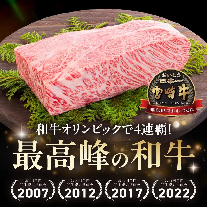 宮崎牛ロースステーキ1枚(220g)〔LG8-84-012-1〕