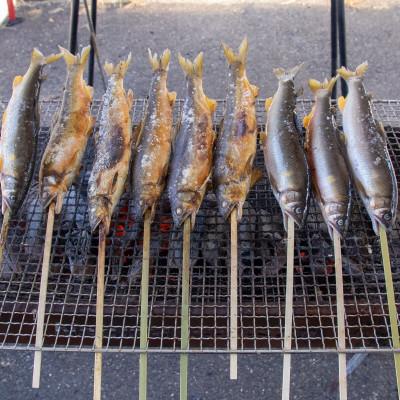 ふるさと納税 津和野町 〈清流・高津川産〉香味豊かな天然鮎の炭火塩焼き1匹入りレトルト×2袋 |  | 03