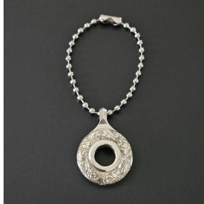 ふるさと納税 大網白里市 銀製手彫り彫金入りリングカップ型アクセサリー1個 |  | 02
