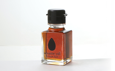 ごま油 4ヶ月連続お届け 国産ごま油 「sesame oil」～Premium Black～（50ml×2本）×4回 定期便 黒ごま油 油 調味料 長野県駒ケ根市産
