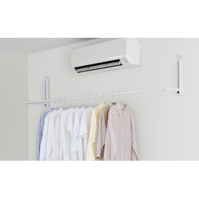ふるさと納税 大河原町 壁につける室内物干し WMR-40 ホワイト アイリスオーヤマ[53753257] |  | 02