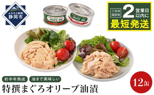 
                  【310】≪最短２日以内発送≫特撰まぐろオリーブ油漬詰合せ　12缶入（ファンシー・フレークセット）静岡一番人気 素材重視のツナ缶のおいしさ◆ 熟成 高級まぐろ ツナ缶 ツナ マグロ 鮪 缶詰 フレーク 缶詰 常温 魚貝類 食品 加工食品 静岡 ギフト 詰合せ 魚介類 お中元 お歳暮 プレゼント 高級 贈答用 お取り寄せ グルメ ストック食材 たんぱく質 キャンプ オリーブオイル
                