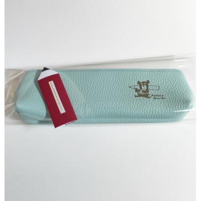 ふるさと納税 川西市 あさの文具×かわえもん　ブングマレザーペンケース　ASANO BUNGUみくじ付き