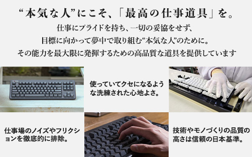 東プレ REALFORCE R4 プロのためのプレミアムキーボード 英語配列 テンキーレス 45g 黒 (型式：R4HD11)