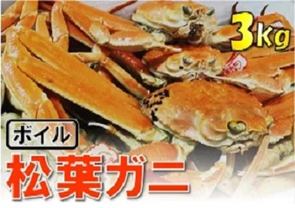 【1535】【魚倉】松葉がに ボイル おまかせセット 3kg訳あり