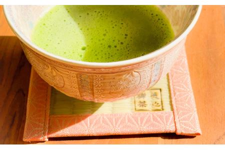 美心禅茶シリーズ畳コースター2枚セット(紫・水色）