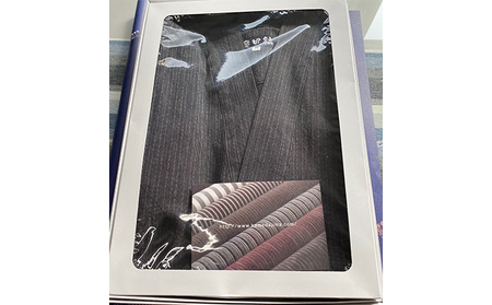 亀田縞　紳士用作務衣M.L.LL LLサイズ